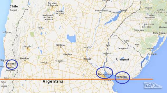 Pouca gente se dá conta, mas Montevideo, no Uruguai, é a capital mais austral das Américas, superando Santiago e Buenos Aires